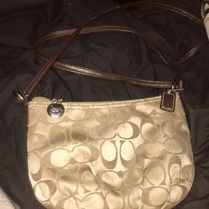 Vintage coach cross body bag